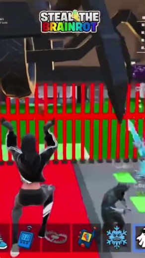 NEON GIGALITRAKTOS SPIDEROBOS in public!!! #stealabrainrot #fortnite