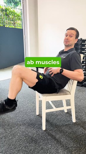 Struggling to get down on the floor for ab exercises? Don’t worry — you can still build strong core muscles 💪 Try this seated ab strengthener you can do right from your chair! 🪑 Start with gentle reverse crunches — lean back, use your hands for support, and lift one leg at a time. As you get stronger, progress to double leg lifts — you’ll be surprised how tough it feels (in a good way!). ✅ Builds core strength ✅ Supports balance & posture ✅ Great for anyone with limited mobility You don’t have