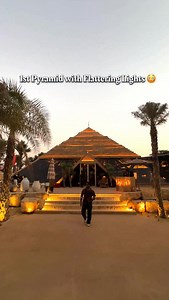 1st pyramid with Flattering Lights 🤯 Save & Share 😎 #mehaboobvlogs #pyramid #travel #egypt #maldives | Mehaboob Vlogs
