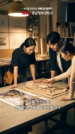 텅 빈 공간이 작품이 되는 곳 | 경남정보대 인테리어디자인과 #shorts
