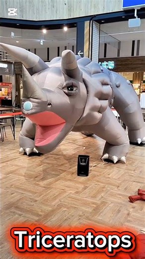 Dinosaur shooting game event production / Tyrannosaurus Inflatable / 恐竜シューティング ティラノサウルス #Dinosaur