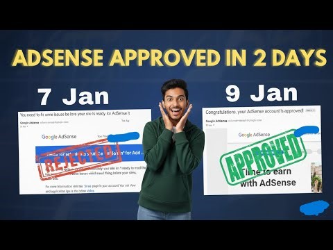 How to get adsense approval in 2 days | Website | Adsense approval on website
