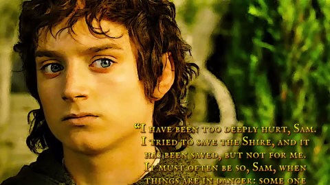 Why did Frodo have to leave Middle-earth?