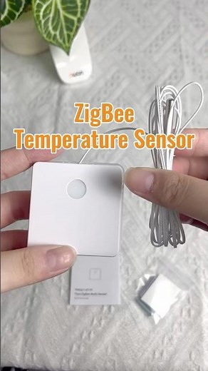 Owon Zigbee Temperature Sensor with Probe | Remote Monitoring for HVAC & Industrial Use #sensor