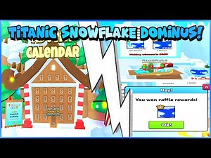 I Got the New Titanic Snowflake Dominus in Pet Simulator 99 (Roblox) (Christmas Update)