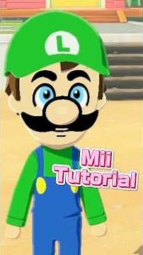 Luigi Mii Tutorial 💚 #tomodachilife