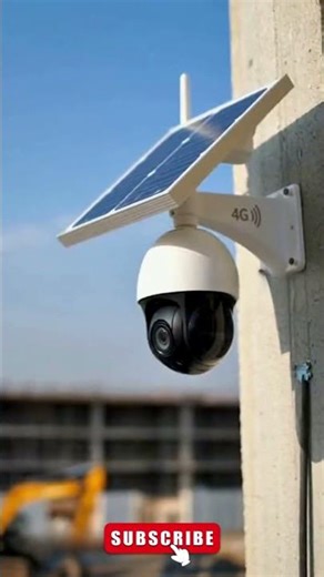 Solar 4G PTZ CCTV Camera 🔥 AI Human & Vehicle Detection Construction Site Security Demo