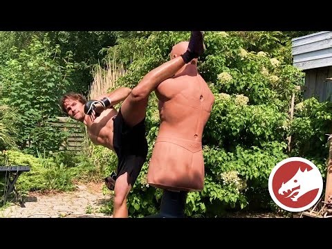 Fight prep - BOB Dummy takes a beating!