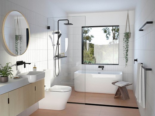 Upgrade your bathroom with the affordable luxury of the Luna range of products from Caroma.