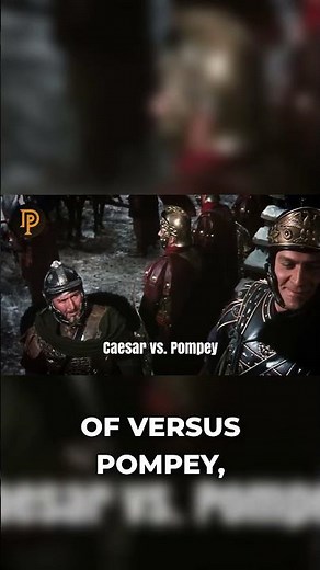 Caesar vs Pompey: Rome's Deadliest Civil War ⚔️ #romanhistory #ancientrome
