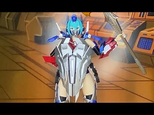 Alien Attack Optional Girl M3 version (Female Optimus Cosplay Figure)