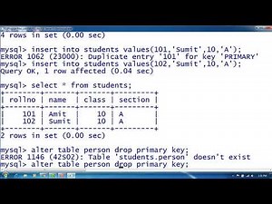 alter command in MySql [in Hindi]