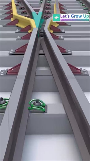 This is an example of a turnout system in high-speed railways, equipped with a Moveable Point Frog (MPF). In this system, the point rails can move to guide the train smoothly onto the designated… | Abu Ayyub Al Ansory