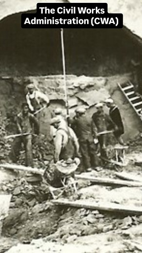 The Civil Works Administration (CWA) #history #shorts #fyp #fypシ #otd | Historical Humans