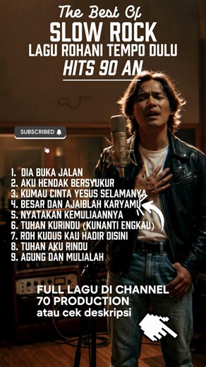 BESAR DAN AJAIBLAH KARYAMU✝️SLOW ROCK LAGU ROHANI #shorts #lagurohani