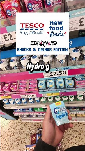 New food finds at Tesco, snack & drink edition