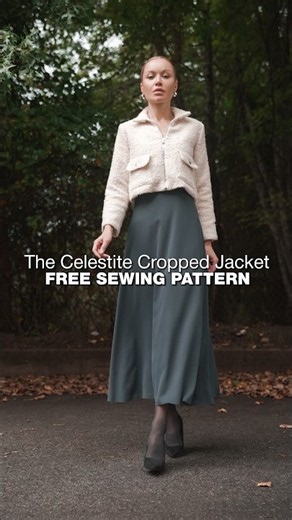 Sew This Cozy Tweed Jacket (FREE Pattern)✨