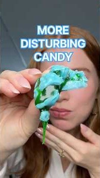Trying MORE disturbing candy ☣️🧟‍♂️🧠 #candy #candyreview #weirdfood #gross #viralcandy