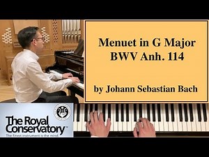 Bach: Menuet in G Major BWV Anh. 114, Piano and Harpsichord [Piano Tutorial] - RCM Piano Level 3