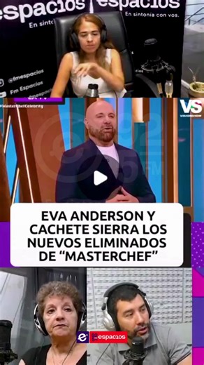 Evangelina y Cachete eliminados de MasterChef Argentina