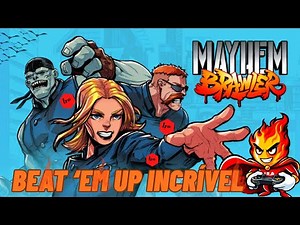 Mayhem Brawler Gameplay Beat ‘Em Up Estilo Streets of Rage!