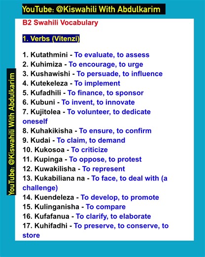 Learn Conversational Swahili with Essential Books