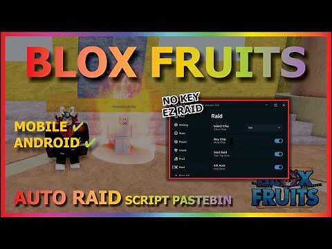 BLOX FRUITS Script Mobile UPDATE 21 AUTO RAID | AUTO DUNGEON | AWAKEN V2 | KILL AURA (NO KEY)