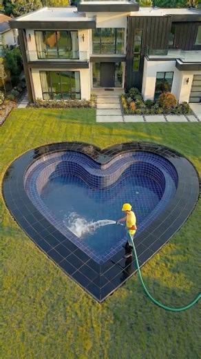 I Built a Heart Shaped Pool in My Front Garden