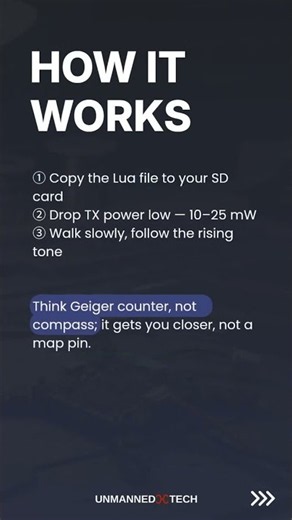 How to Find a Lost FPV Drone With ELRS Finder (Free EdgeTX Tool)