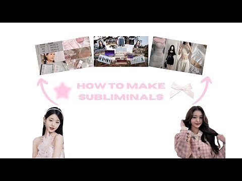 ୨★୧ How to make subliminals ୨★୧ Full Guide Tutorial