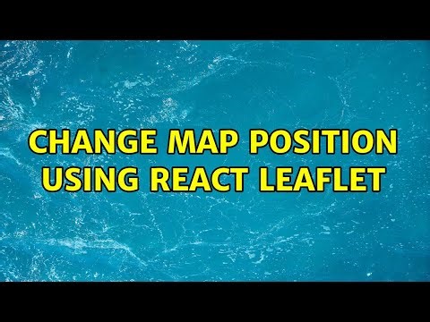 Change map position using React Leaflet (2 Solutions!!)