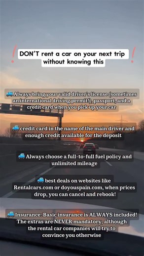 Zadar, Croatia - €38 for a rental car for one week, a lucky shot? No, this was the price for a small car in Croatia two weeks ago. So we upgraded to a larger car, price €51 for one week. And to be honest, we almost always find a car for this price. I’ve rented a lot of cars over the years and luckily never had a bad experience, but there are a few important things I learned that you shouldn’t forget: ✅ Make sure that you have all your documents. Some countries require an International Driving Pe