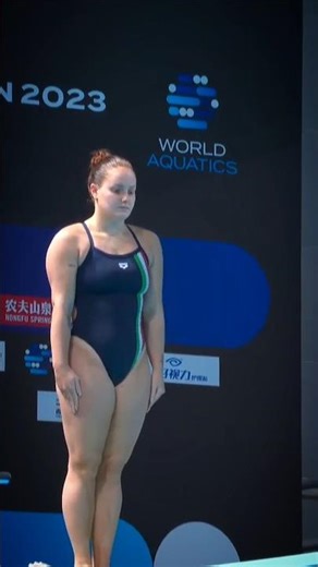 Explosive Bounce & Quick Flips on 3m Springboard! ⚡🌀#Olympics #Diving