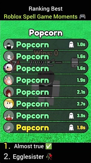 Ranking Best ROBLOX Spell Game Moments! 🍿🧠