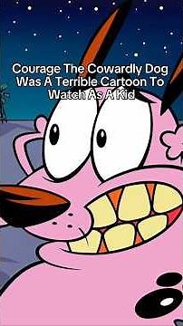 Nobody Watched Courage the cowardly dog As A Kid #nerd #blerd #couragethecowardlydog #cartoons