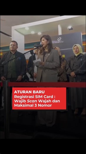Fabyanie Fong on Instagram: "Mulai Per Januari 2026, registrasi kartu SIM resmi pakai biometrik (Scan Wajah) & dibatasi maksimal 3 nomor per operator. Aturan ini disahkan lewat Peraturan MenKomdigi No. 7 Tahun 2026 buat berantas penyalahgunaan identitas. Plus, udah nggak bisa lagi tuh nimbun puluhan nomor pakai satu NIK, karena satu operator dibatasi maksimal 3 nomor saja. Langkah ini diambil pemerintah buat menekan angka penipuan yang sering pakai nomor sekali pakai. #biometrik #scanwajah #komd