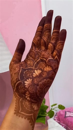 Eid Chand Moon Mehndi Henna Design 🤎 | Easy & Unique Eid Floral Moon Chand Henna 🌙#eidmehndi #eid