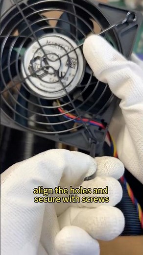 Protect your ASIC miner fan from dust and shock with fan protection net #daily