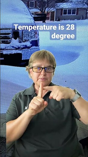 How to sign Temperature--in American Sign Language