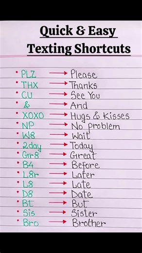 Quick texting shortcuts skillsprout learninghub #education#learninghub #shortsfeed #shorts #english