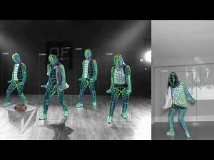 detectron2 densepose IUV on a Dance Video