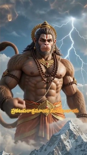 Om Namo Hanumate Rudravataraya 🙏 | Powerful Hanuman Mantra | Ramadootaya Swaha | Jai Hanuman