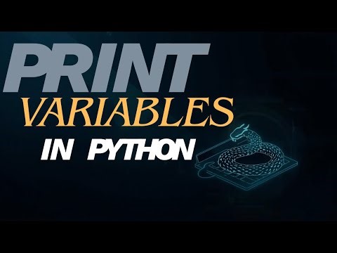 3 Ways to Print Variables in Python | Beginner Tutorial | Python wid KC