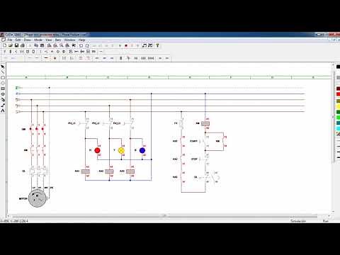 Phase Loss Protector ( Phase Failure ) use 3 relays - CADe SIMU V3 - Simulator_ Part 1