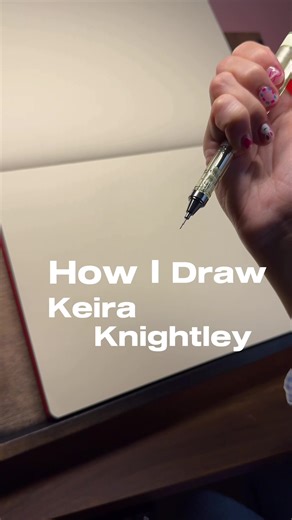 Speed Drawing Tutorial of Keira Knightley