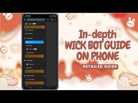 IN-DEPTH Wick Discord Bot Tutorial ON PHONE | Discord Guide