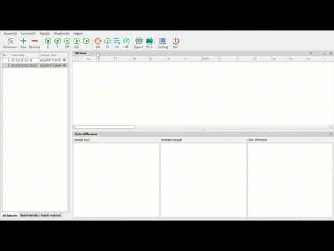 ZYWM 300 Whiteness Meter PC Software Introduction