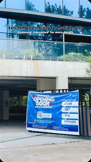 VIZAG NOW on Instagram: "Share/tag with this valuable information with everyone sails software is incredibly proud to announce brand new branch opening, bringing exciting career possibilities Hring for multiple roles, seeking passionate: • java developers (5+ years exp) • net developers (5+ years exp) • sre engineers (5+ years exp) • python developers (7-12 years exp) #sailssoftwarevizag #newopportunities #techjobs #vizagtech #dreamjob #careergrowth #innovation #joinourteam #hiring [vizag tech j