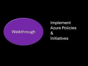 Demo: Implement Azure Policies & Initiatives