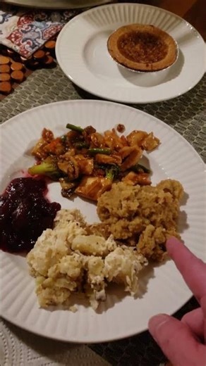 Vegetarian Thanksgiving dinner